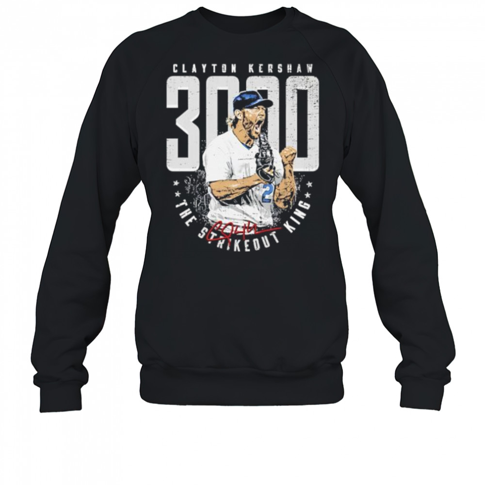 Clayton Kershaw Los Angeles D 3000K Strikeout King shirt Sweatshirt