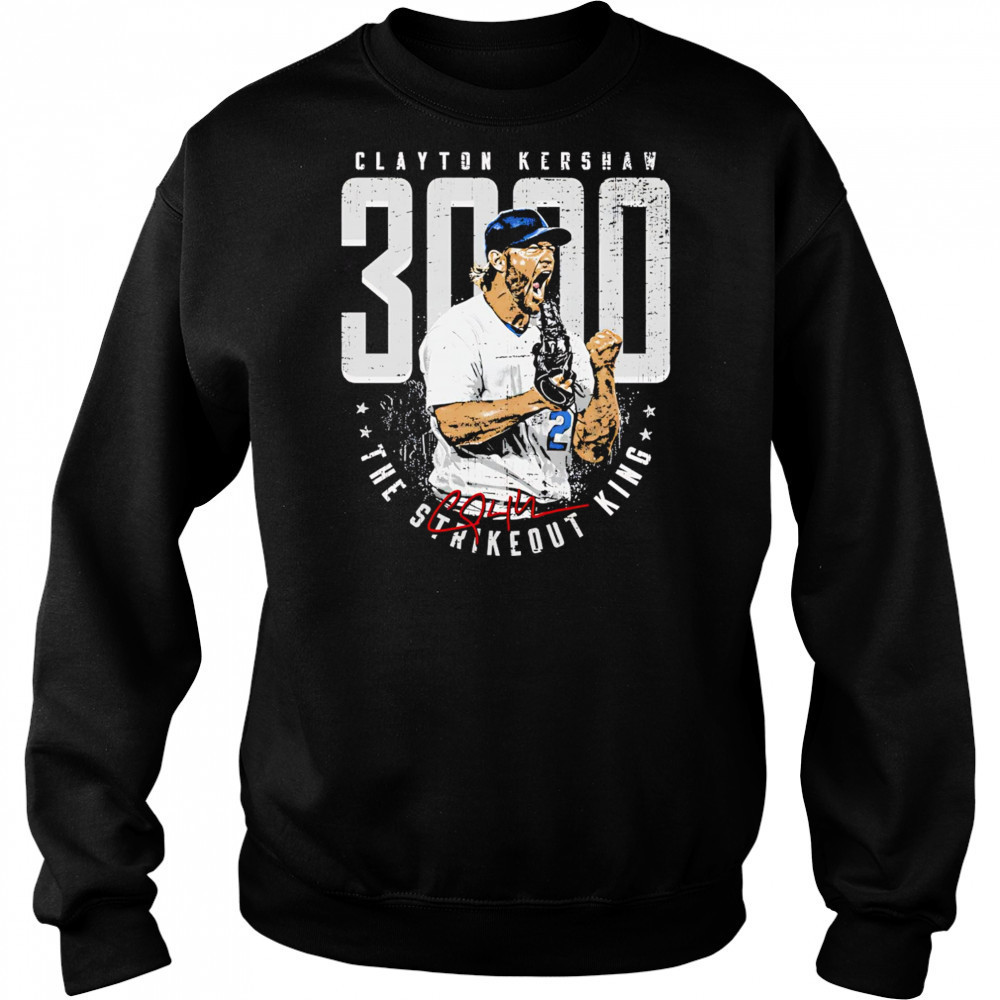 Clayton Kershaw Los Angeles D 3000K Strikeout King shirt Hoodie