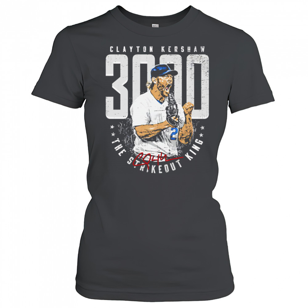 Clayton Kershaw Los Angeles D 3000K Strikeout King shirt Women's T-shirt