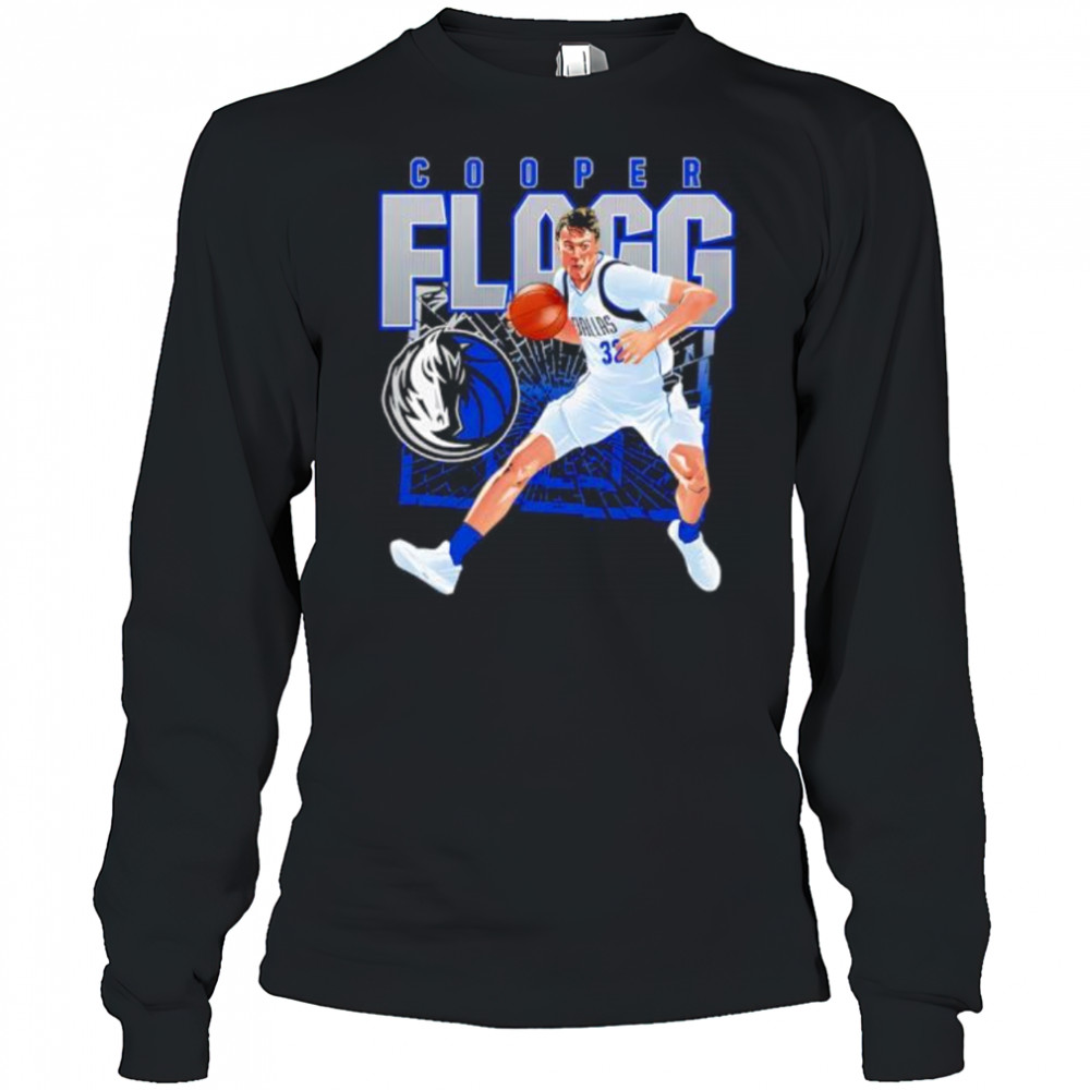 Cooper Flagg Dallas Mavericks Shattered shirt Long Sleeved