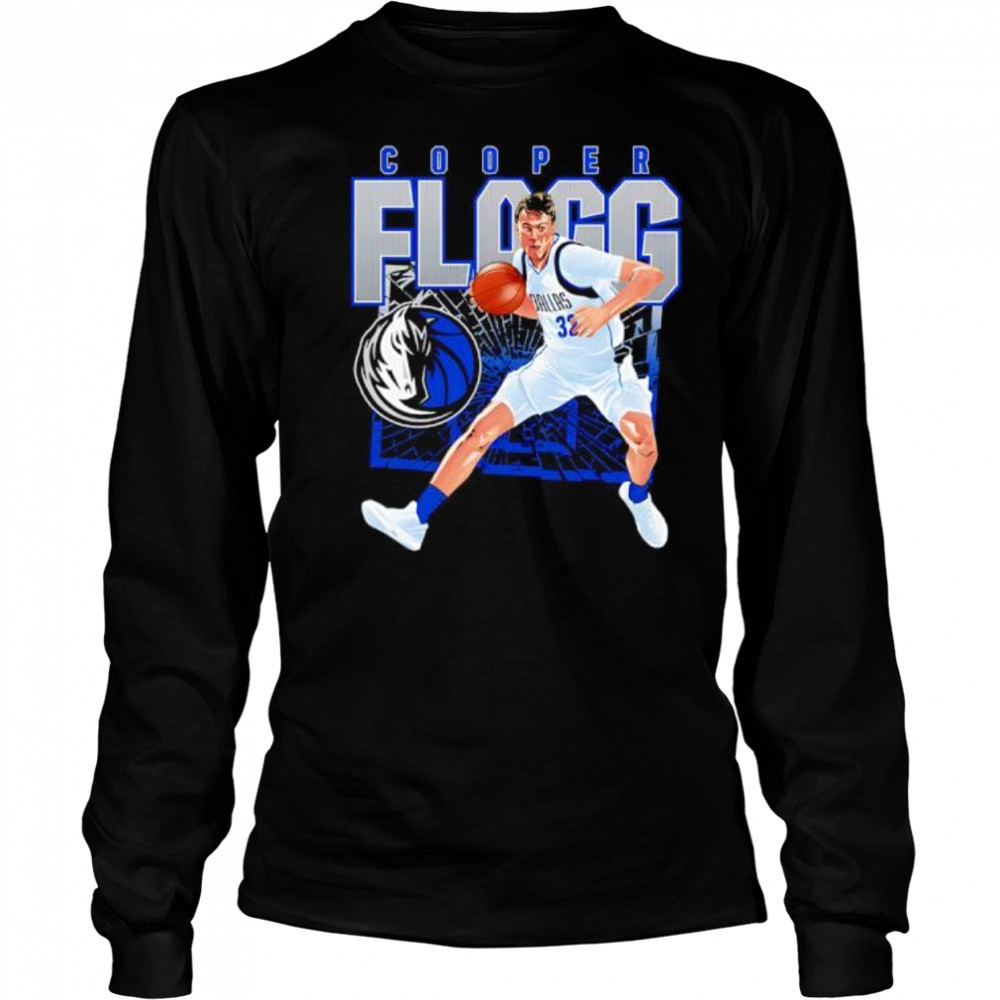 Cooper Flagg Dallas Mavericks Shattered shirt Long Sleeved