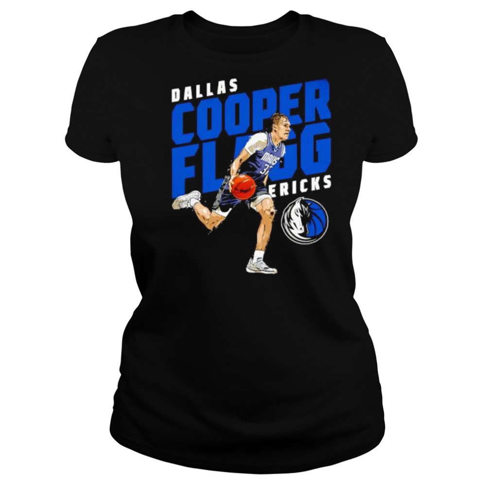 Cooper Flagg Dallas Mavericks Slant shirt Women's T-shirt