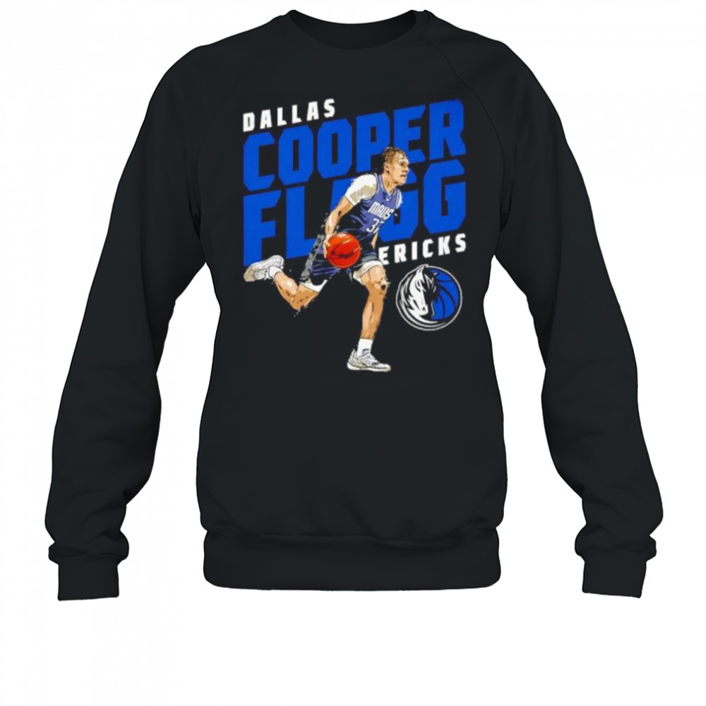 Cooper Flagg Dallas Mavericks Slant shirt Sweatshirt