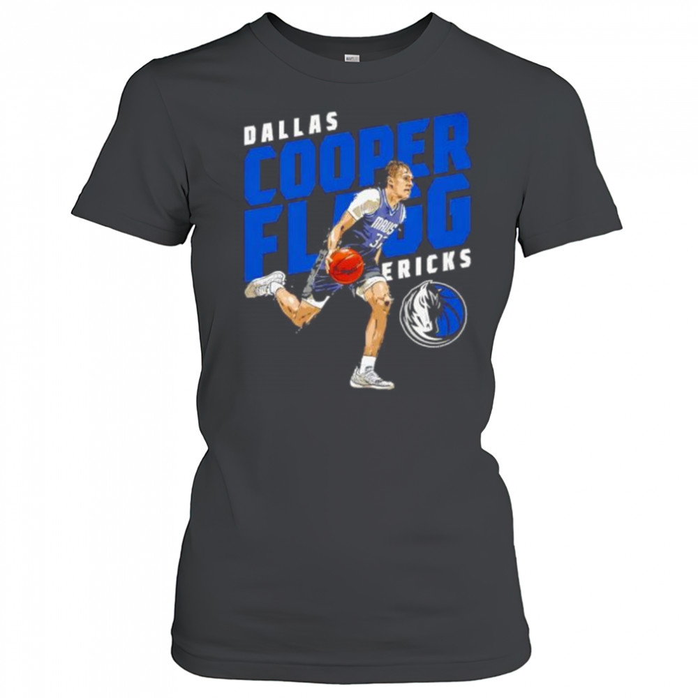 Cooper Flagg Dallas Mavericks Slant shirt Women's T-shirt