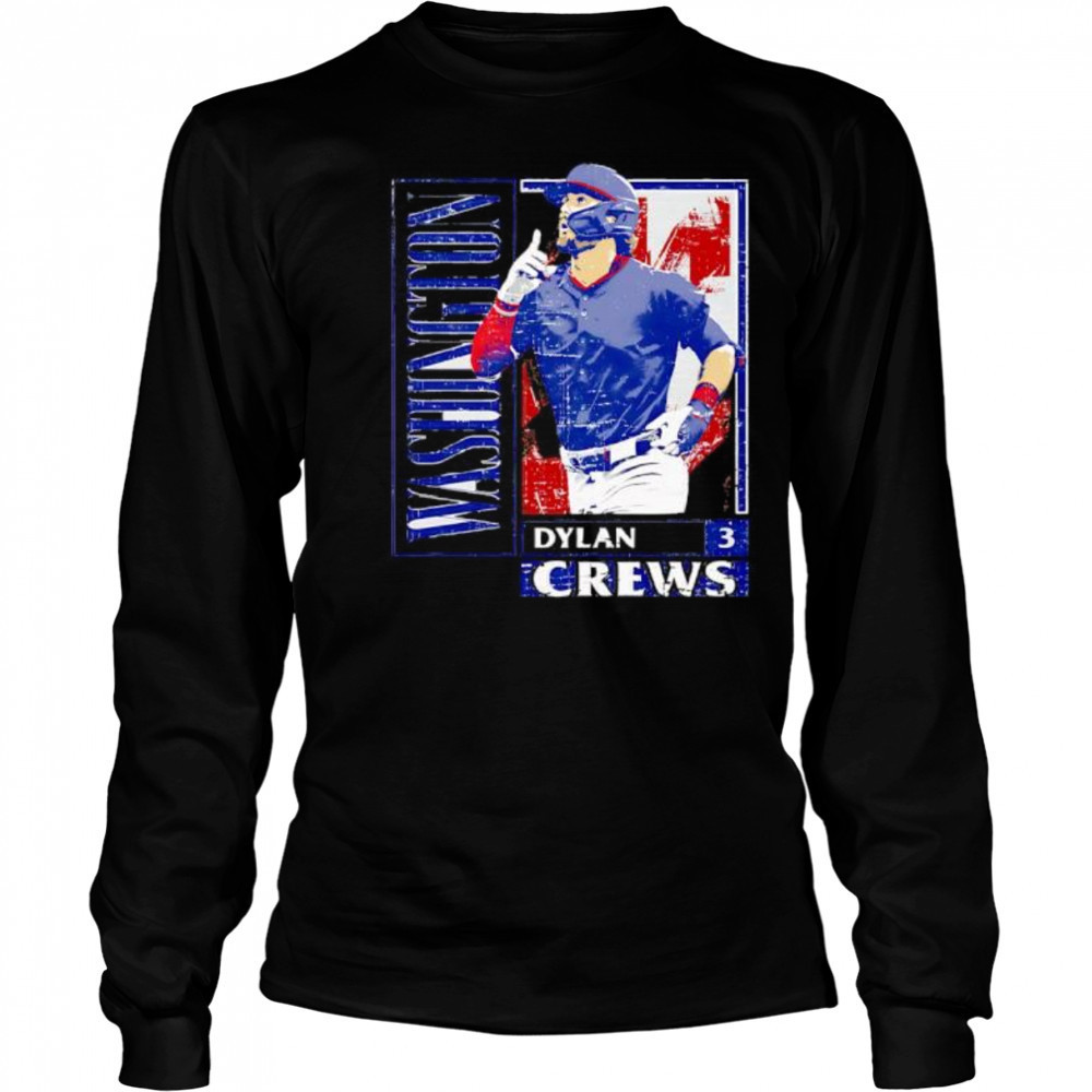 Dylan Crews Washington Card Style shirt Long Sleeved