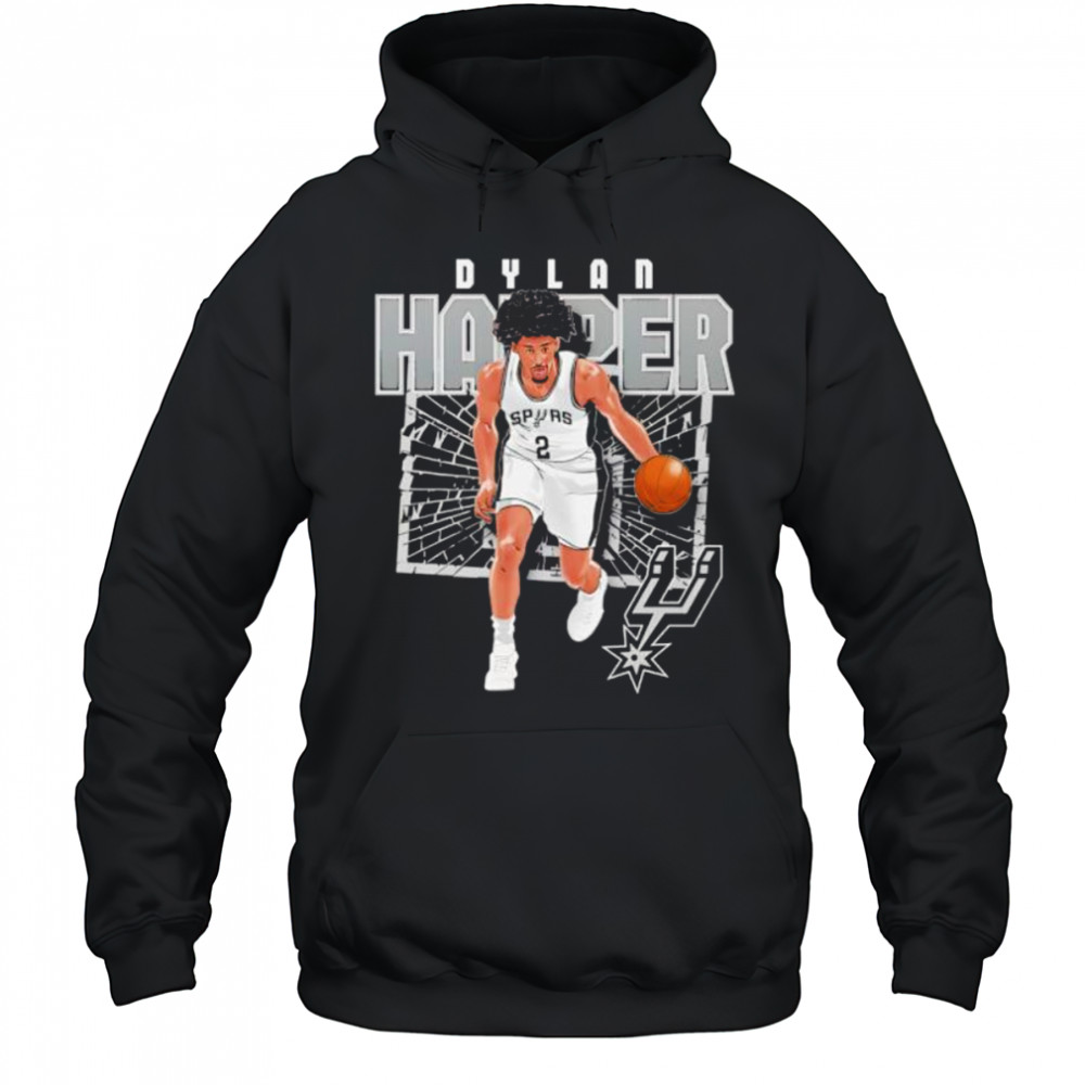 Dylan Harper San Antonio Spurs Shattered shirt Hoodie
