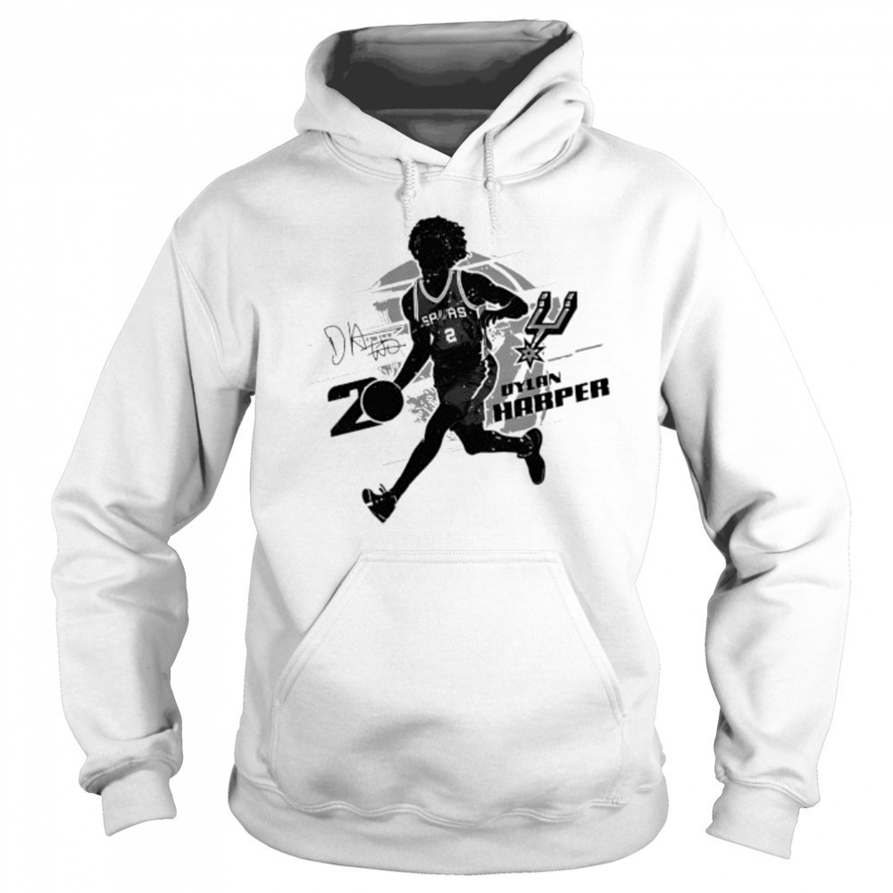 Dylan Harper San Antonio Spurs Silhouette signature shirt Sweatshirt