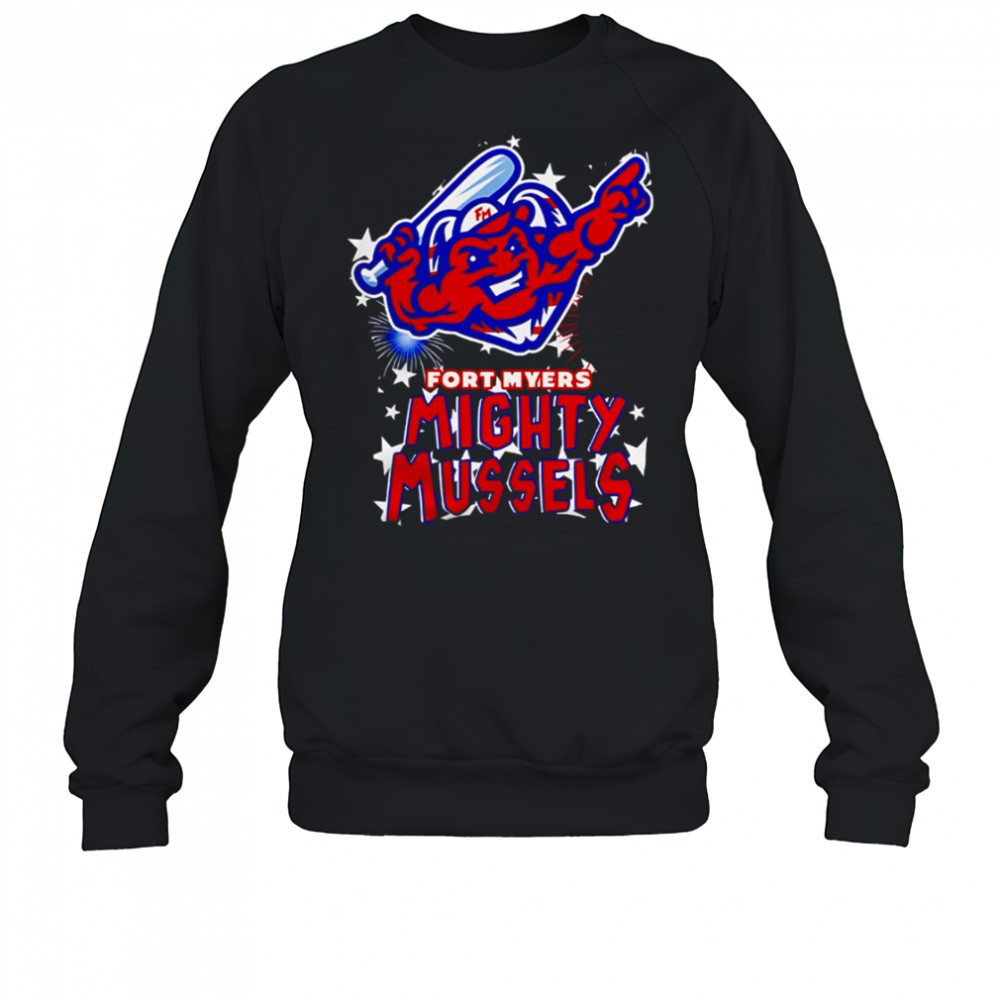 Fort Myers Mighty Mussels x Independence Day 2025 shirt Sweatshirt