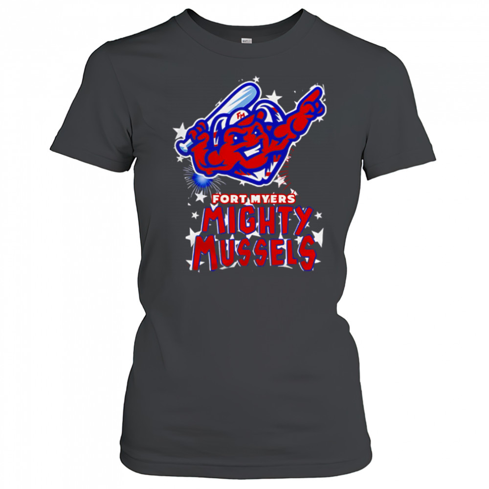 Fort Myers Mighty Mussels x Independence Day 2025 shirt Women's T-shirt