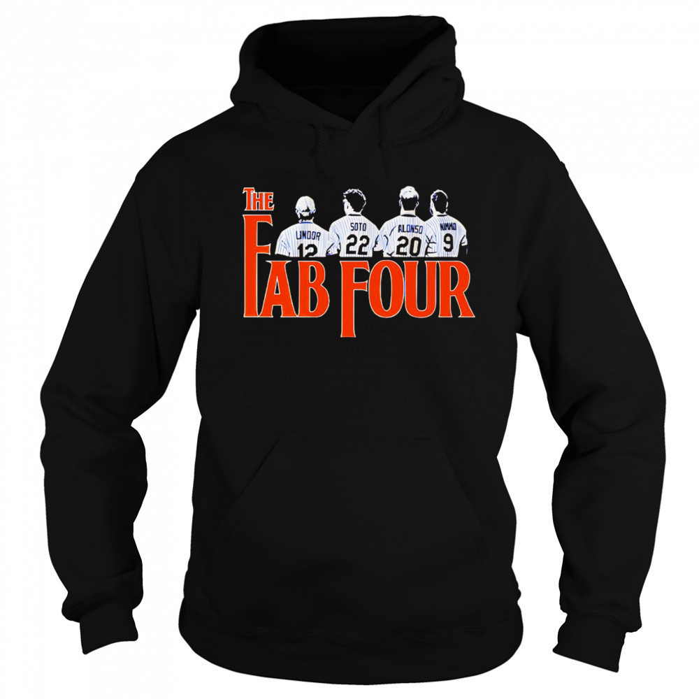 Francisco Lindor Juan Soto Pete Alonso and Brandon Nimmo Fab Four shirt Sweatshirt