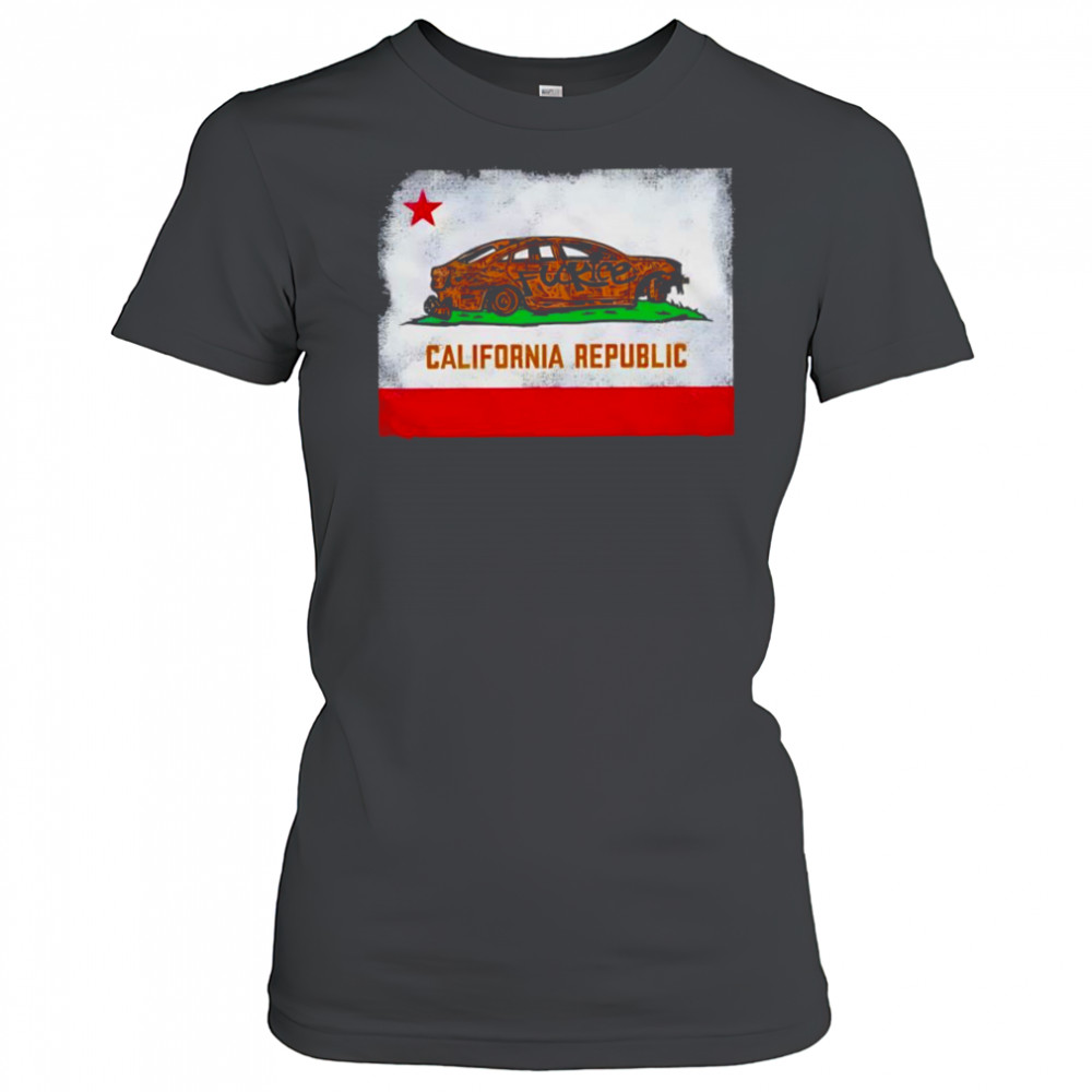 Fuck california republic car shirt Women's T-shirt