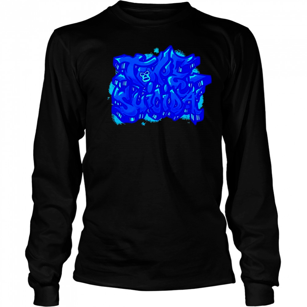 Graffiti Suicida design shirt Long Sleeved