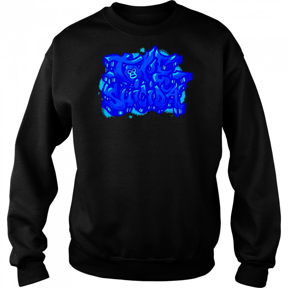 Graffiti Suicida design shirt Hoodie