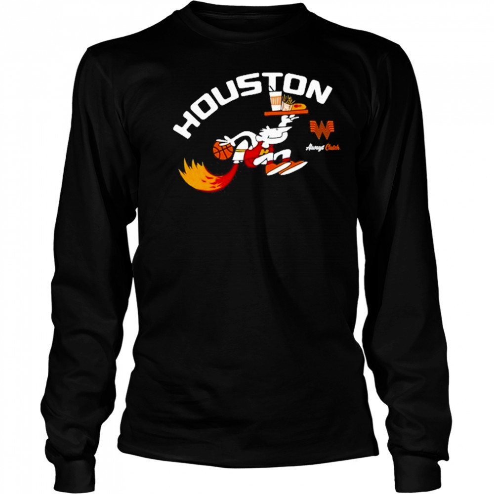 Houston Always Clutch T-Shirt Long Sleeved