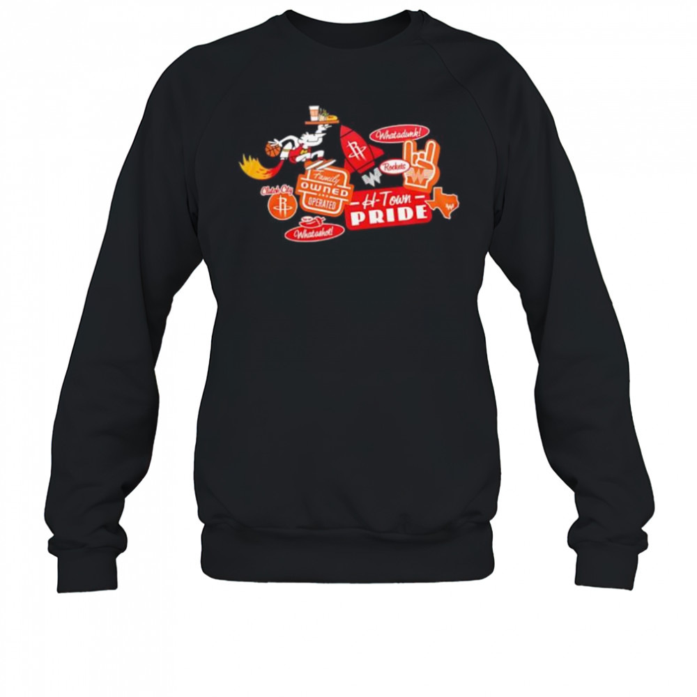 Houston Rockets x Whataburger H-town pride New Collection 2025 shirt Sweatshirt