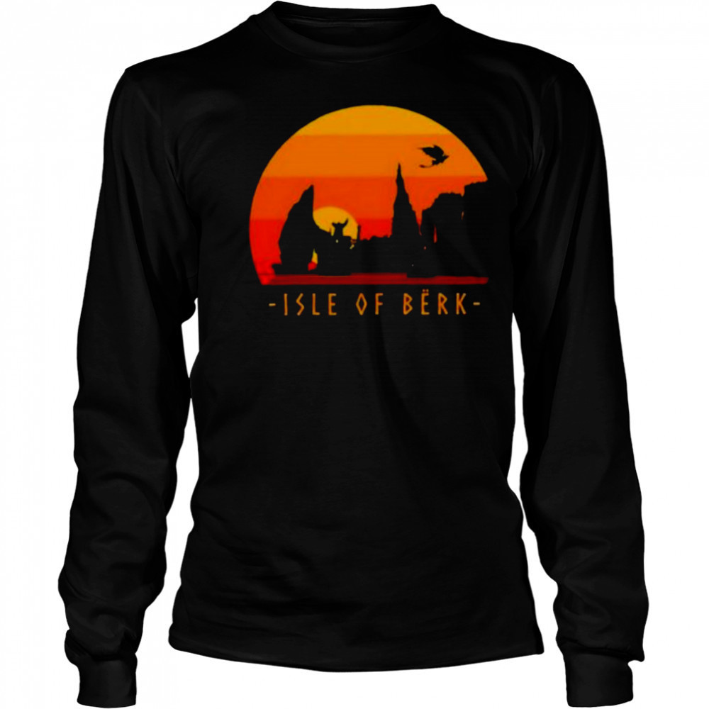 Isle of Berk retro shirt Long Sleeved