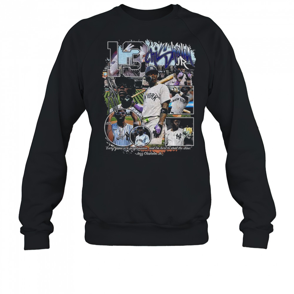 Jazz Chisholm Jr New York Baseball retro shirt Sweatshirt