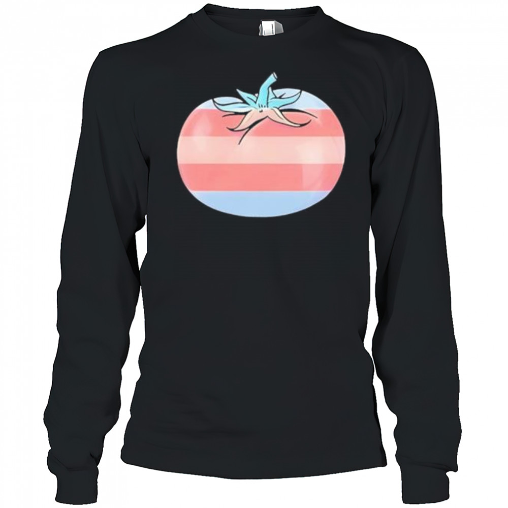 Joe pera tomato trans pride shirt Long Sleeved