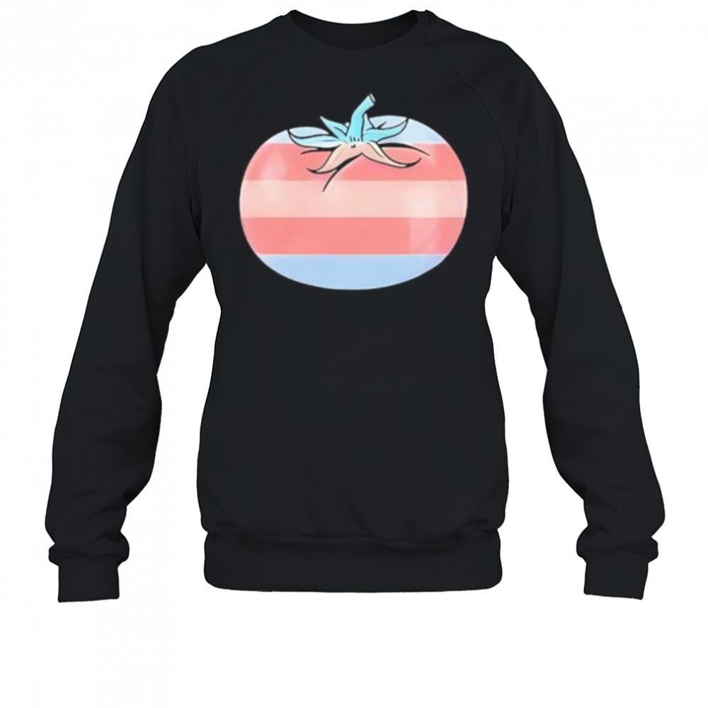 Joe pera tomato trans pride shirt Sweatshirt
