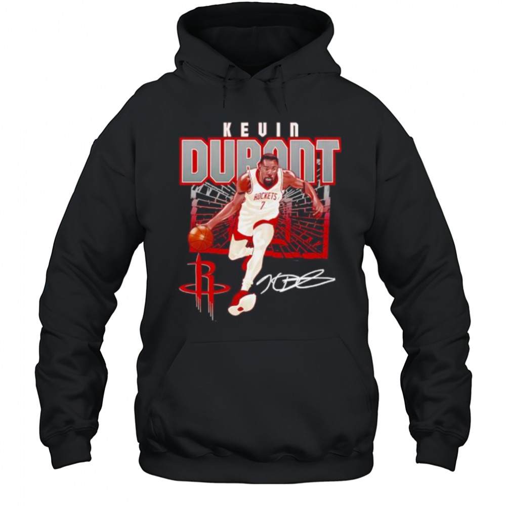 Kevin Durant Houston Rockets Shattered signature shirt Hoodie