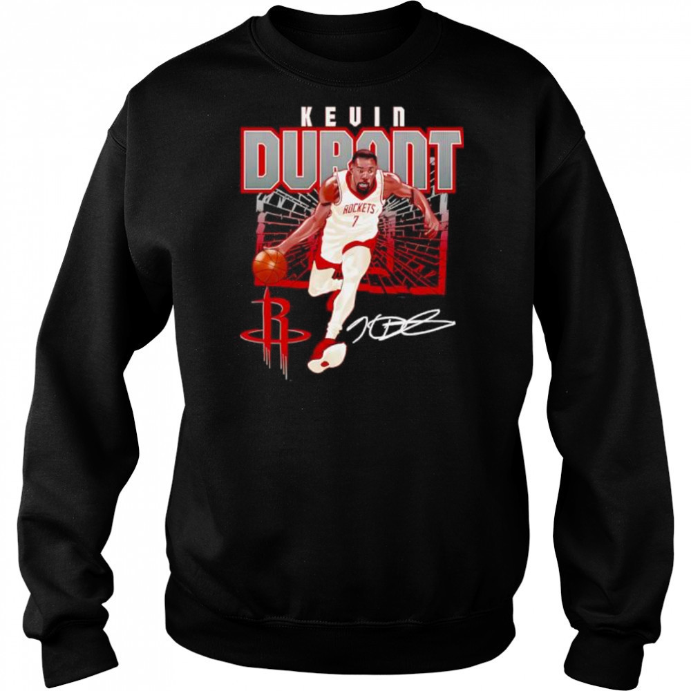 Kevin Durant Houston Rockets Shattered signature shirt Hoodie