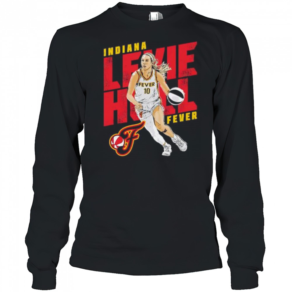 Lexie Hull Indiana Fever Slant 10 shirt Long Sleeved