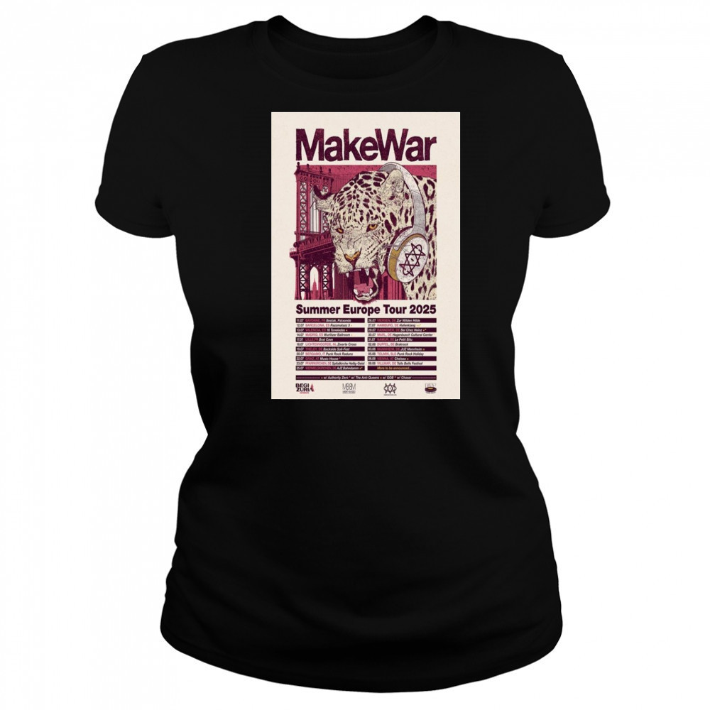 MakeWar Summer Europe 2025 Poster T-Shirt Women's T-shirt