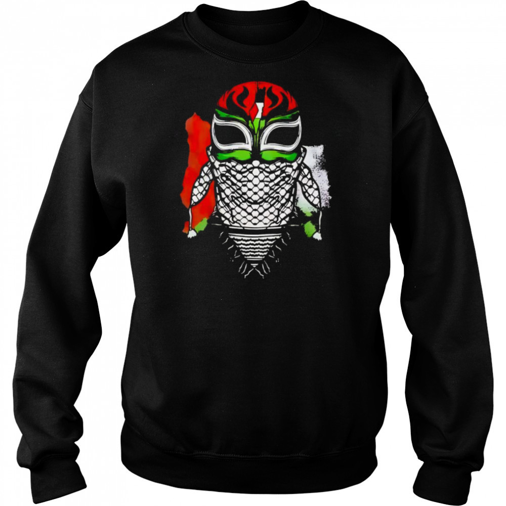 Mask luchar por palestina shirt Hoodie