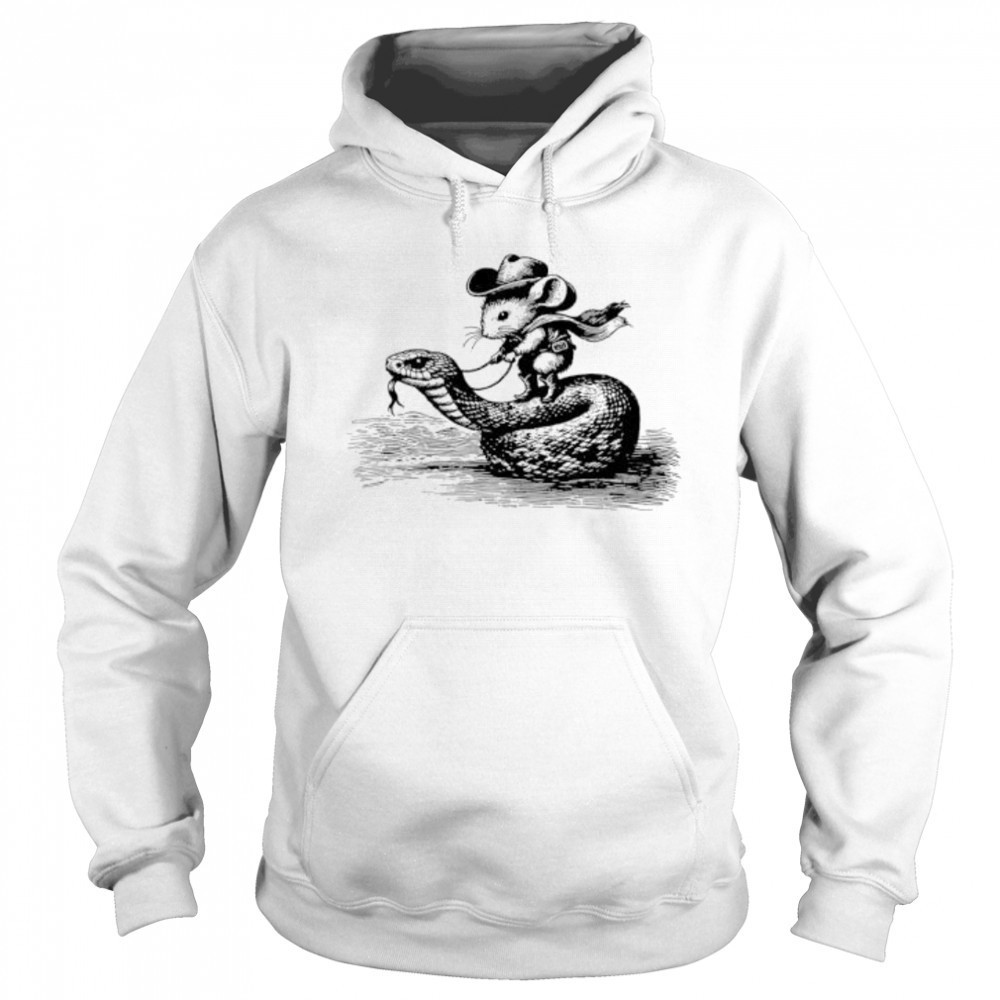 Mouse Cowboy on Snake shirt Sweatshirt