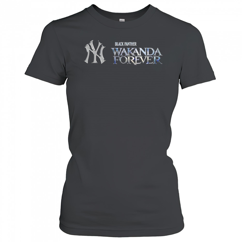 New York Yankees x Black Panther Baseball Wakanda Forever shirt Women's T-shirt