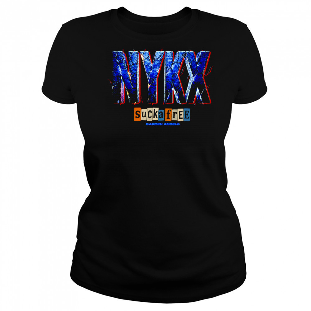 NYKX suck a free garden angels shirt Women's T-shirt