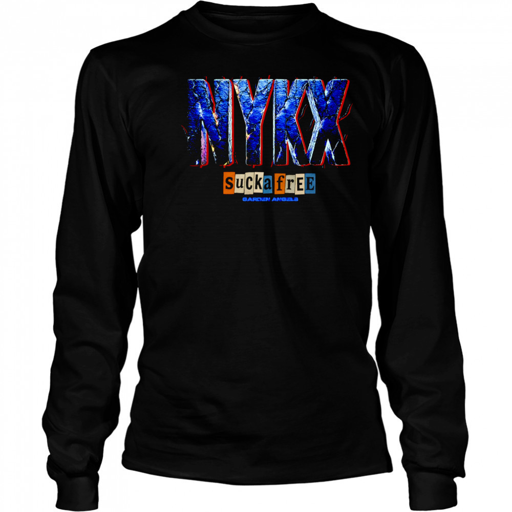NYKX suck a free garden angels shirt Long Sleeved