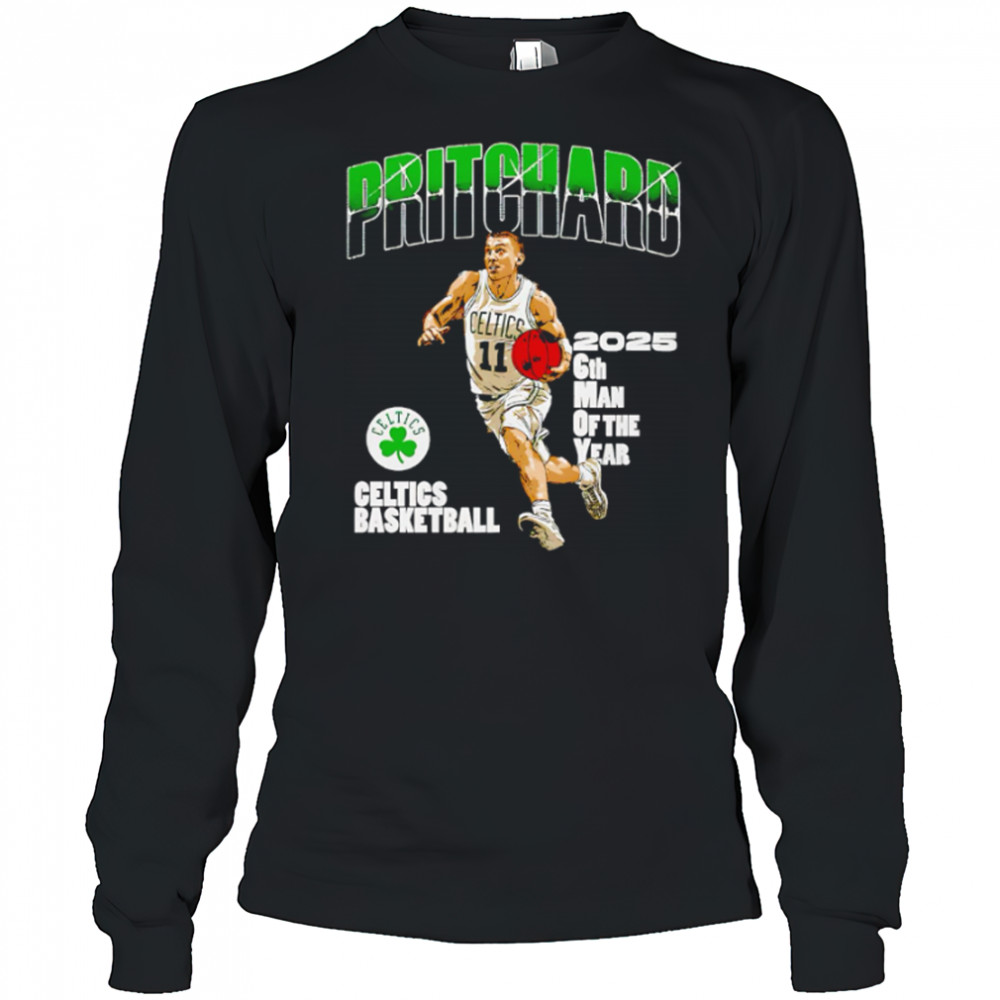 Payton Pritchard Boston Celtics 2025 6th Man Of The Year shirt Long Sleeved