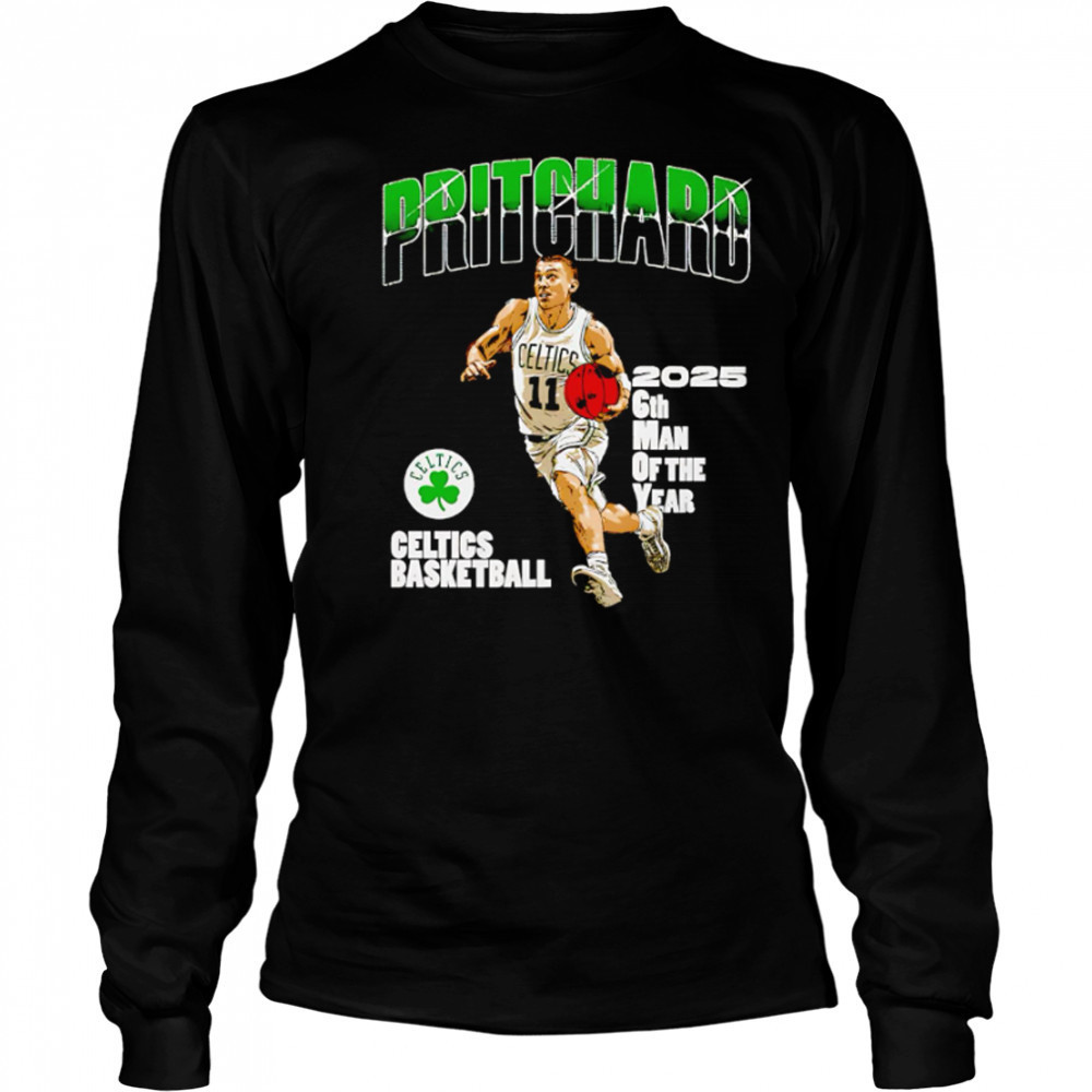 Payton Pritchard Boston Celtics 2025 6th Man Of The Year shirt Long Sleeved