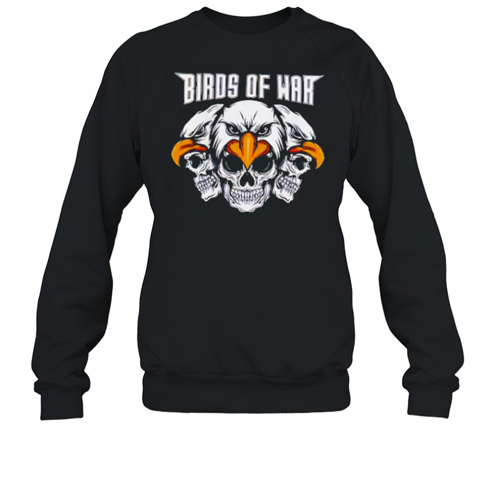 Philadelphia Eagles Birds Of War Skull shirt Sweatshirt