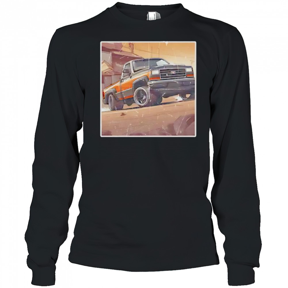 Pickup Truck Car 90s shirt Long Sleeved