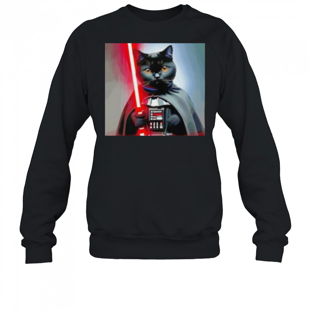 Planet cat Vader Star Wars shirt Sweatshirt