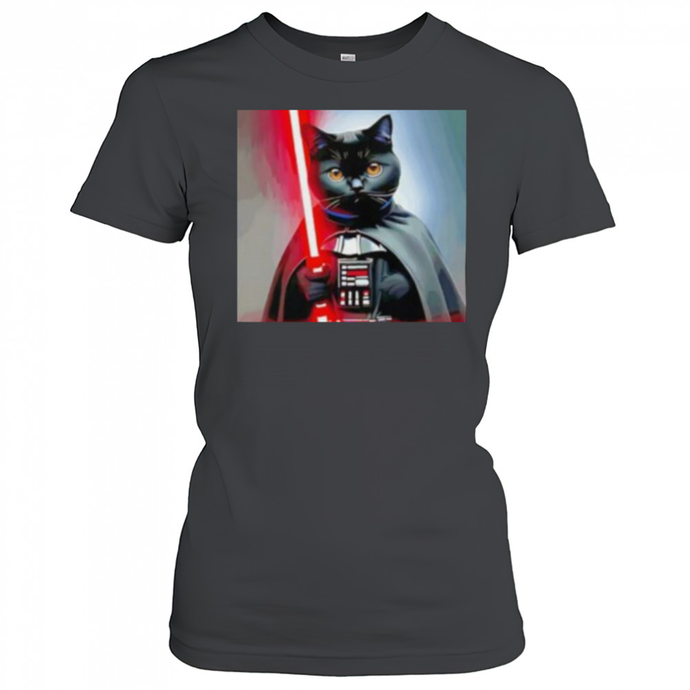 Planet cat Vader Star Wars shirt Women's T-shirt