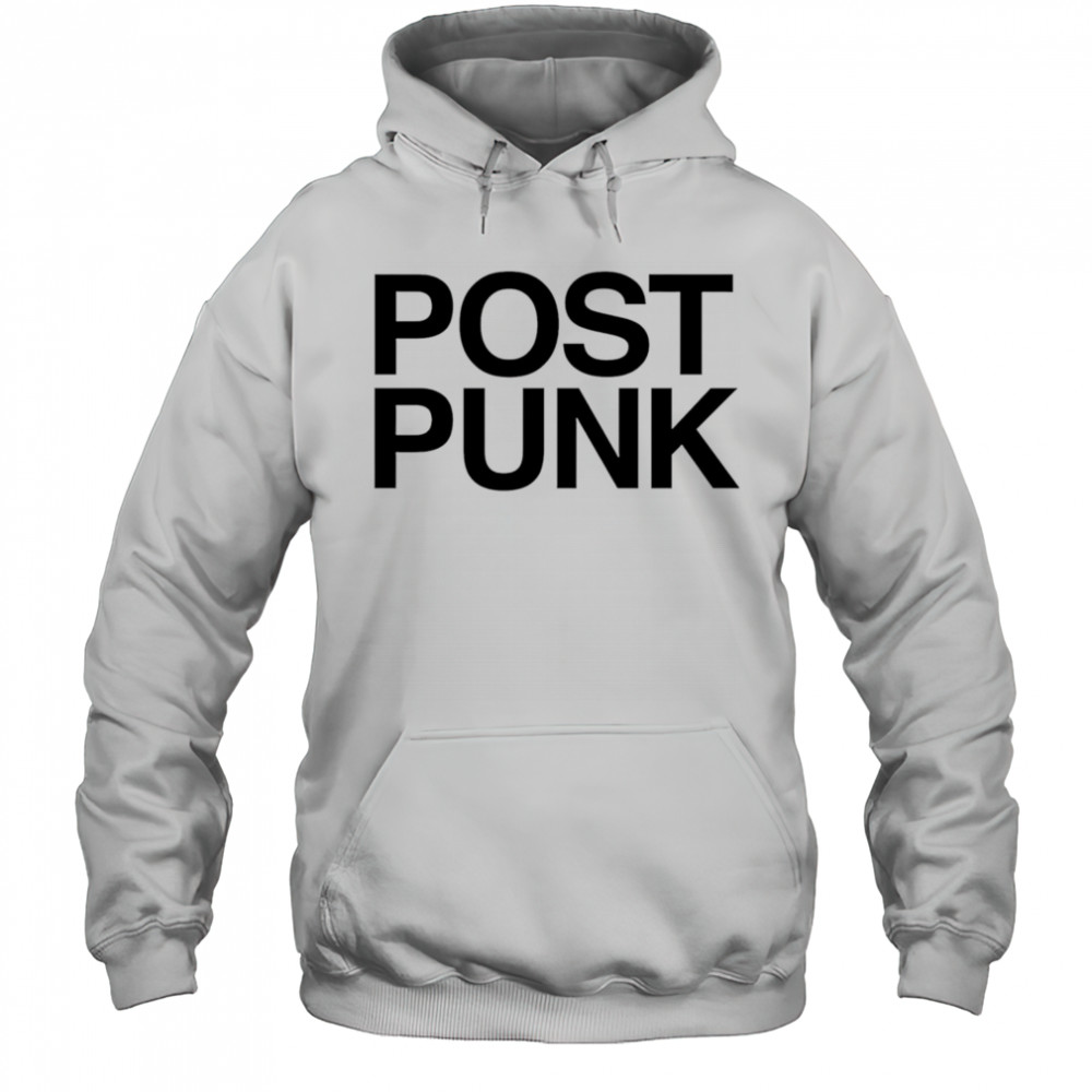 Post punk shirt Hoodie