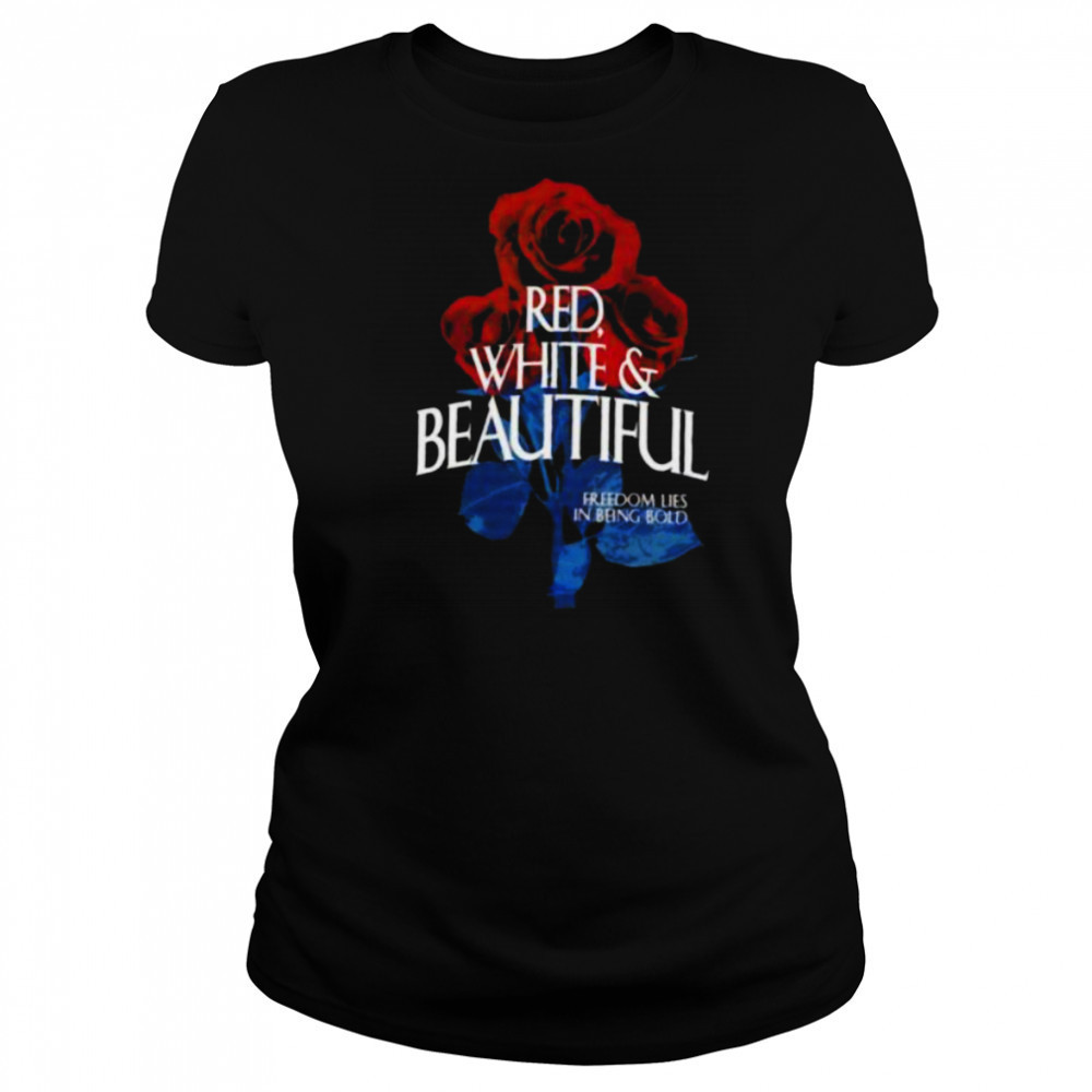 Red white and beautiful roses shirt Women's T-shirt