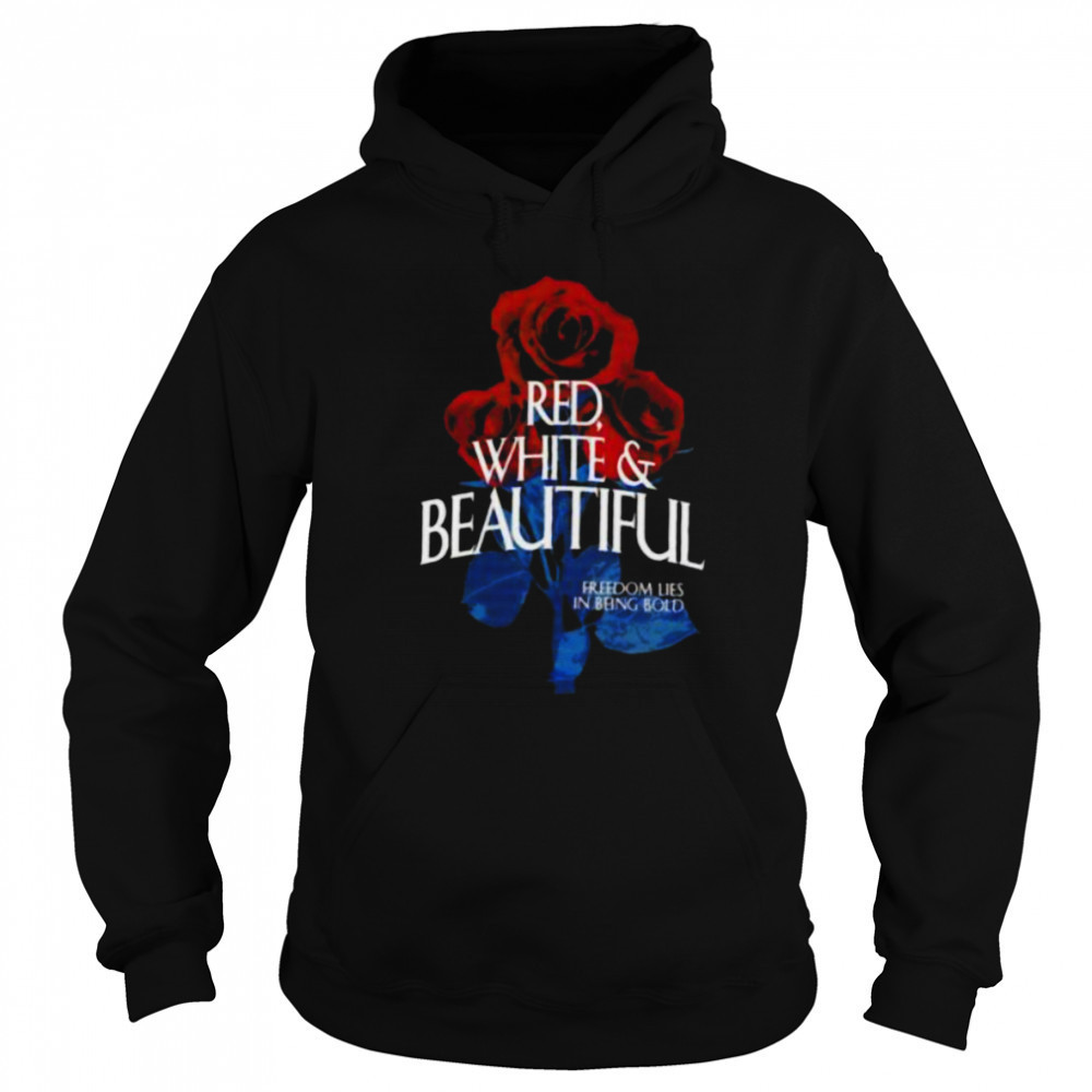 Red white and beautiful roses shirt Sweatshirt