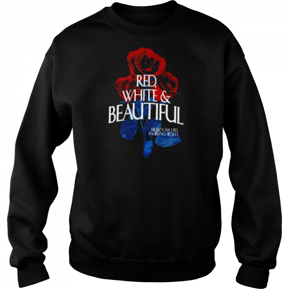 Red white and beautiful roses shirt Hoodie