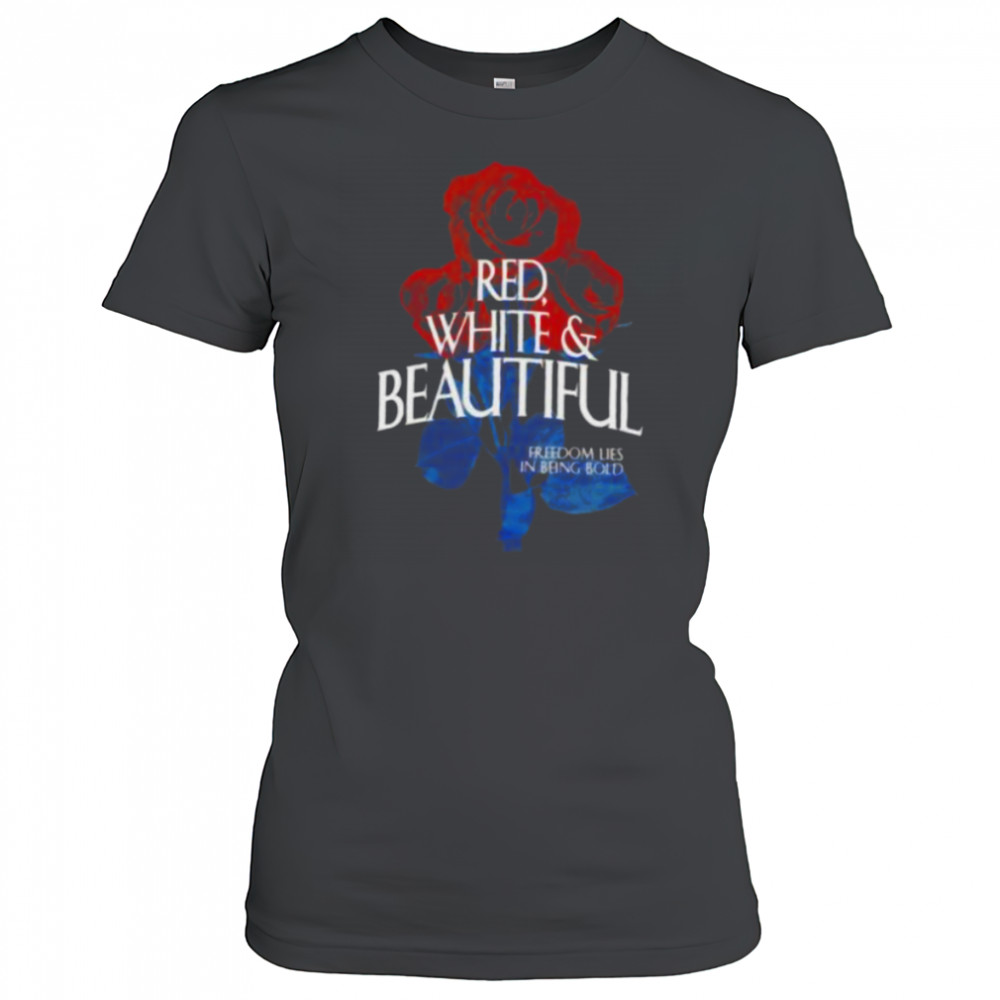 Red white and beautiful roses shirt Women's T-shirt