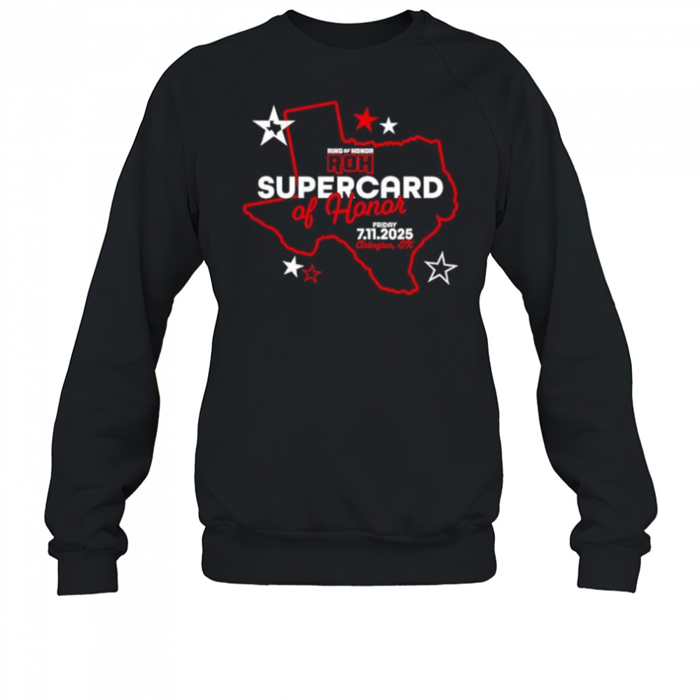 ROH Supercard of Honor 2025 Comfort Colors Soft shirt Sweatshirt