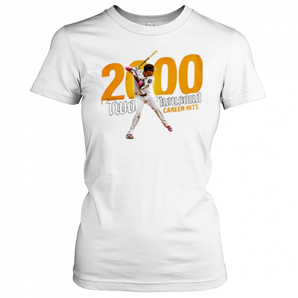 San Diego Padres x Machado Two Thousand Career Hits Limited shirt Women's T-shirt