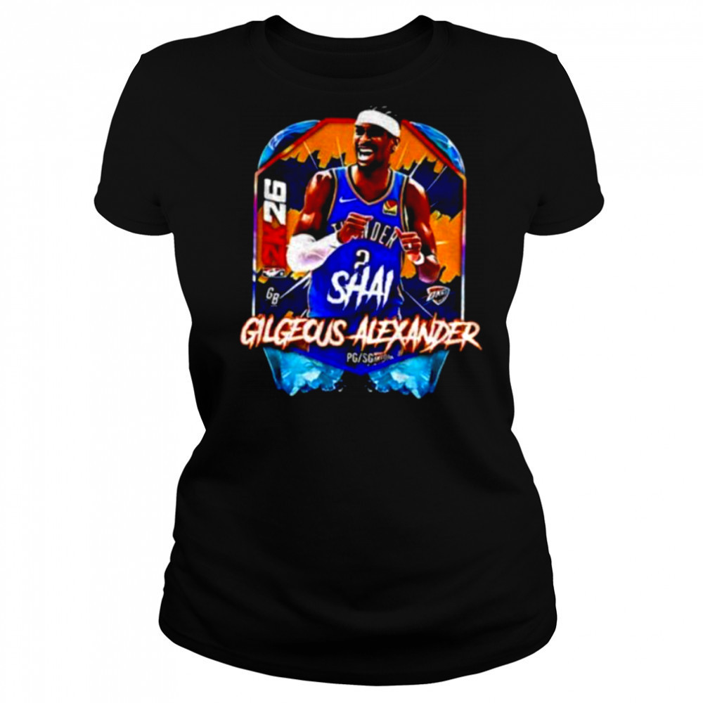 Shai Gilgeous Alexander OKC Thunder MVP Basketball NBA 2026 Basketball shirt Women's T-shirt