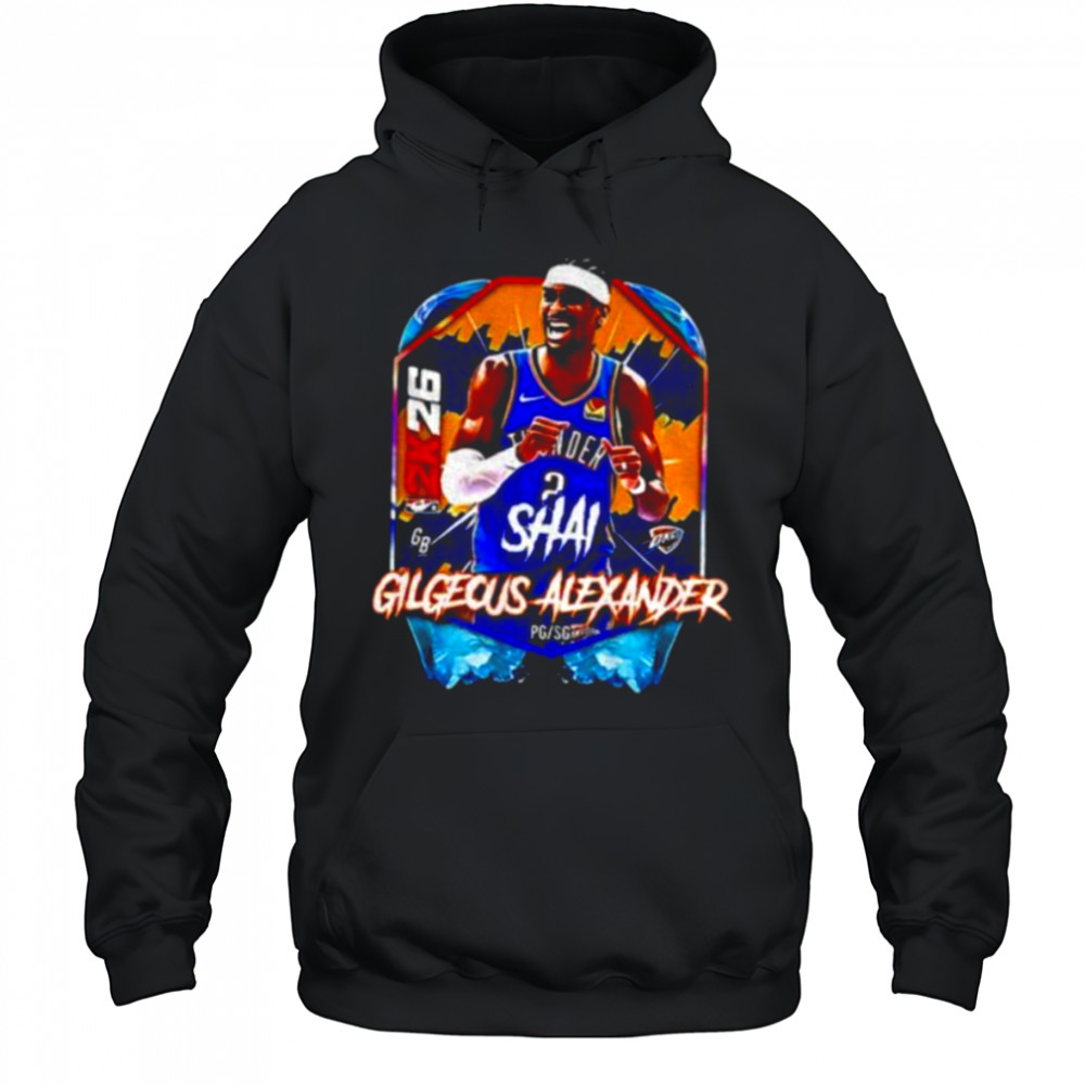 Shai Gilgeous Alexander OKC Thunder MVP Basketball NBA 2026 Basketball shirt Hoodie