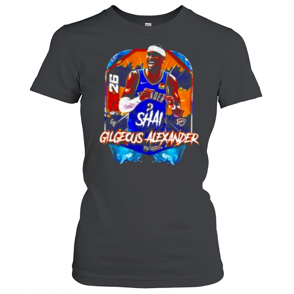 Shai Gilgeous Alexander OKC Thunder MVP Basketball NBA 2026 Basketball shirt Women's T-shirt