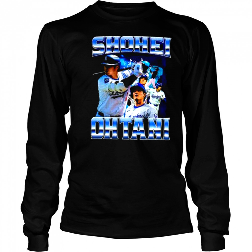 Shohei Ohtani Los Angeles Dodgers Baseball Vintage Graphic shirt Long Sleeved