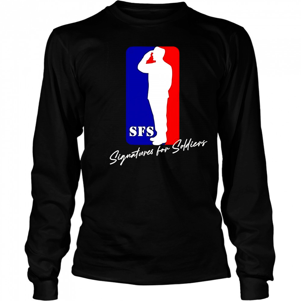 Signatures For Soldiers Baseline Logo T-Shirt Long Sleeved